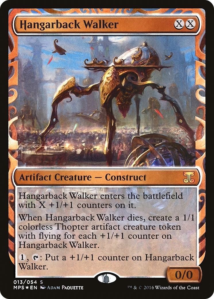 Image of Hangarback Walker (MPS-013) - Kaladesh Inventions Foil