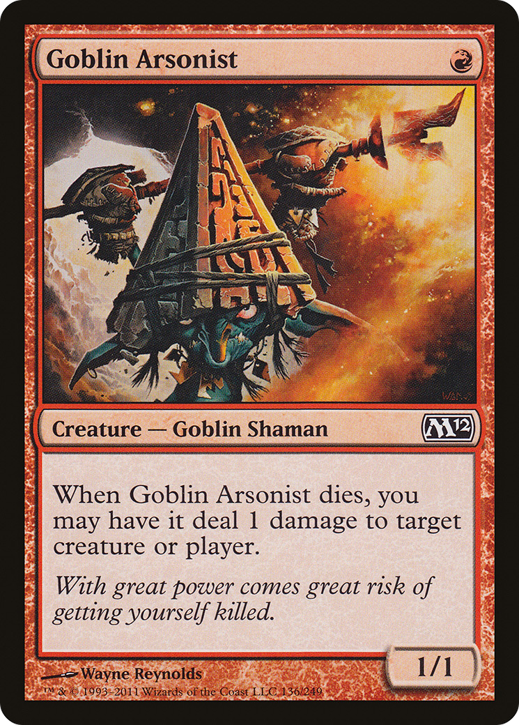 Image of Goblin Arsonist (M12-136) - Magic 2012