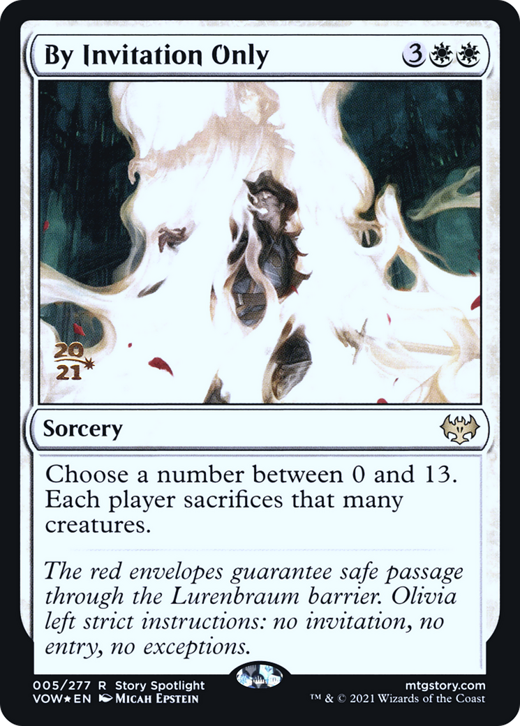 Image of By Invitation Only (PRE-005) - Innistrad: Crimson Vow Promos Foil