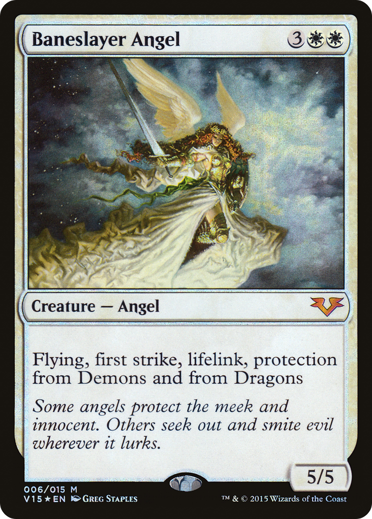 Image of Baneslayer Angel (V15-006) - From the Vault: Angels Foil