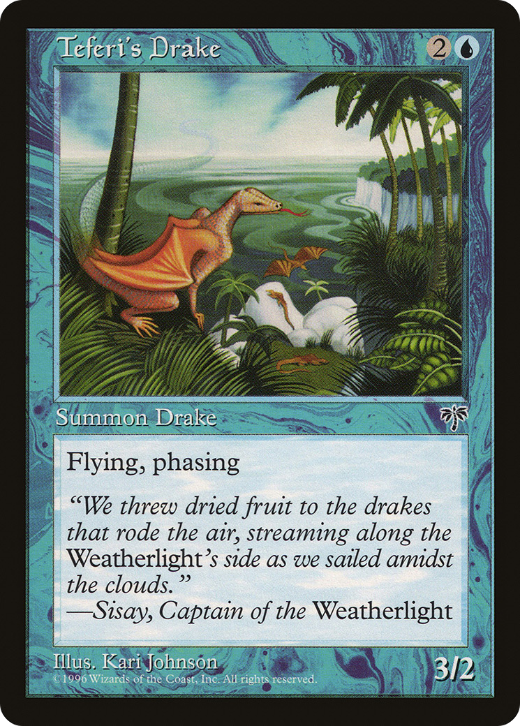 Image of Teferi's Drake (MIR-) - Mirage