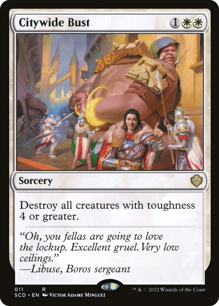 Image of Citywide Bust (SCD-011) - Starter Commander Decks