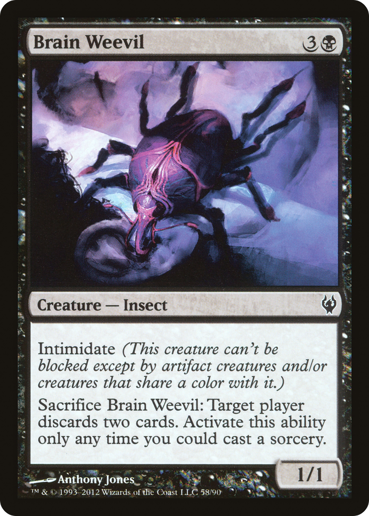 Image of Brain Weevil (DDJ-058) - Duel Decks: Izzet vs. Golgari