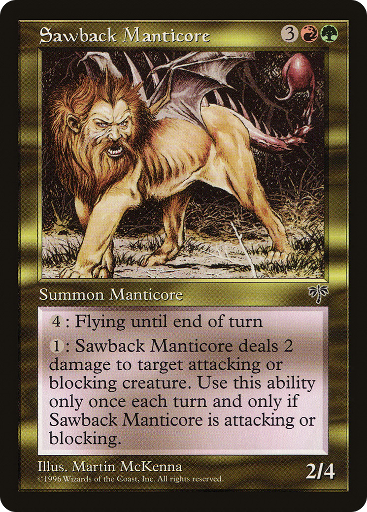 Image of Sawback Manticore (MIR-) - Mirage
