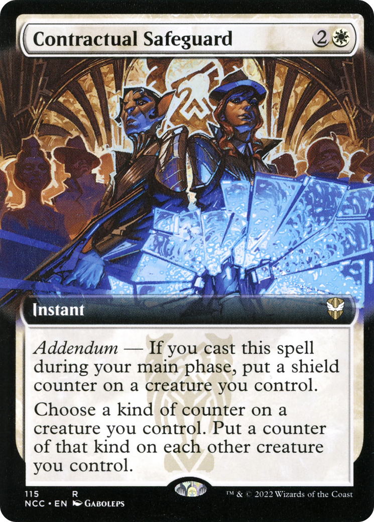 Image of Contractual Safeguard (Extended Art) (NCC-115) - New Capenna Commander: (Extended Art)