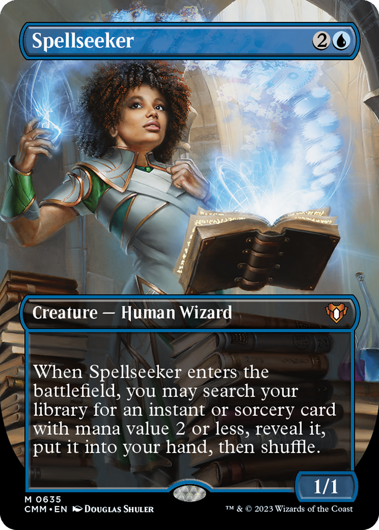 Image of Spellseeker (Borderless) (CMM-635) - Commander Masters (Borderless)