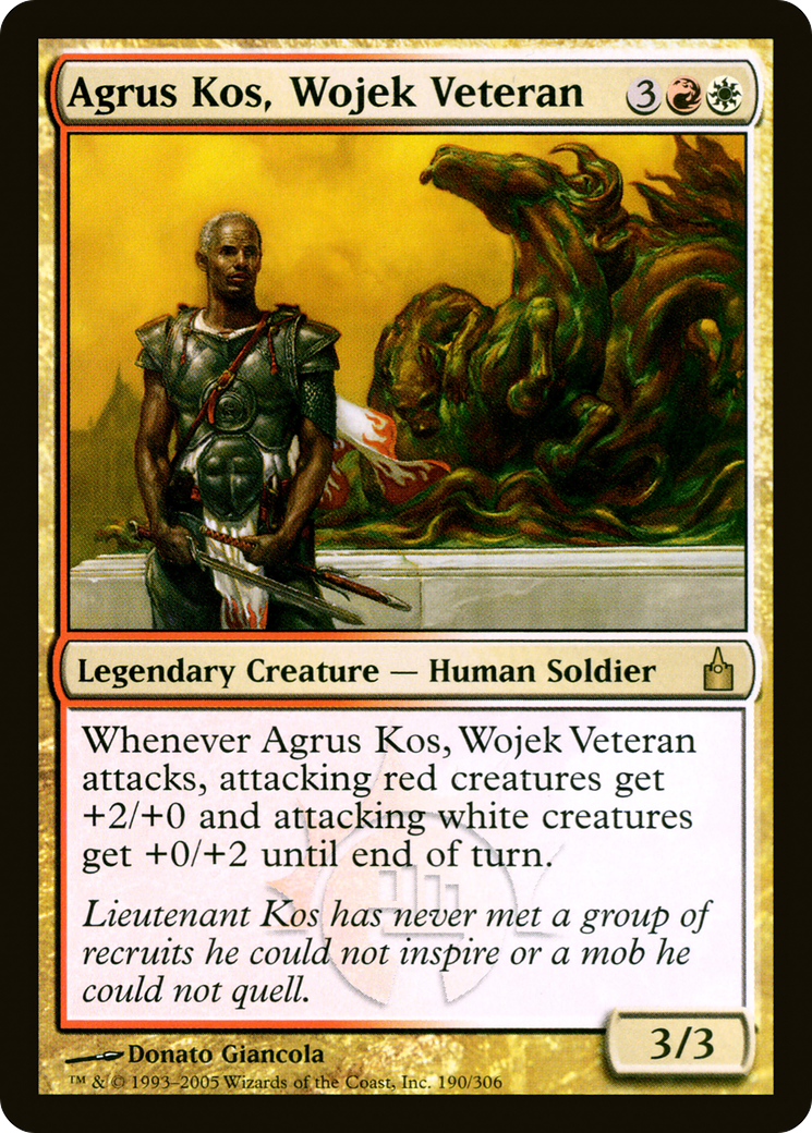 Image of Agrus Kos, Wojek Veteran (RAV-190) - Ravnica: City of Guilds