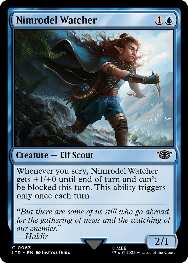 Image of Nimrodel Watcher (LTR-063) - The Lord of the Rings: Tales of Middle-earth