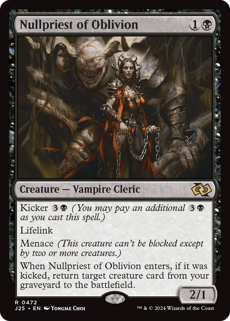 Image of Nullpriest of Oblivion (J25-472) - Foundations Jumpstart