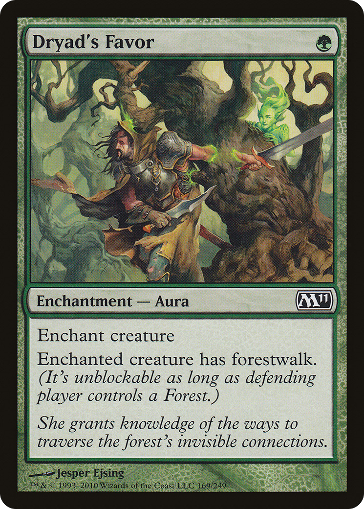 Image of Dryad's Favor (M11-169) - Magic 2011