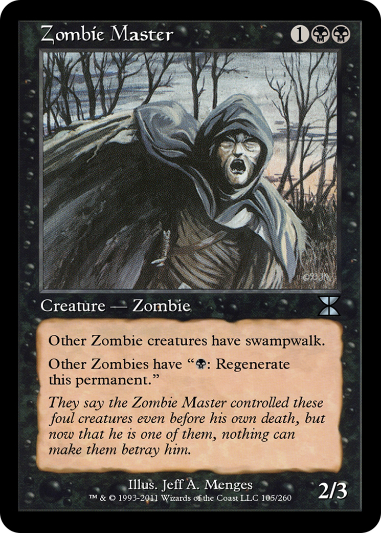 Image of Zombie Master (ME4-105) - Masters Edition IV Foil