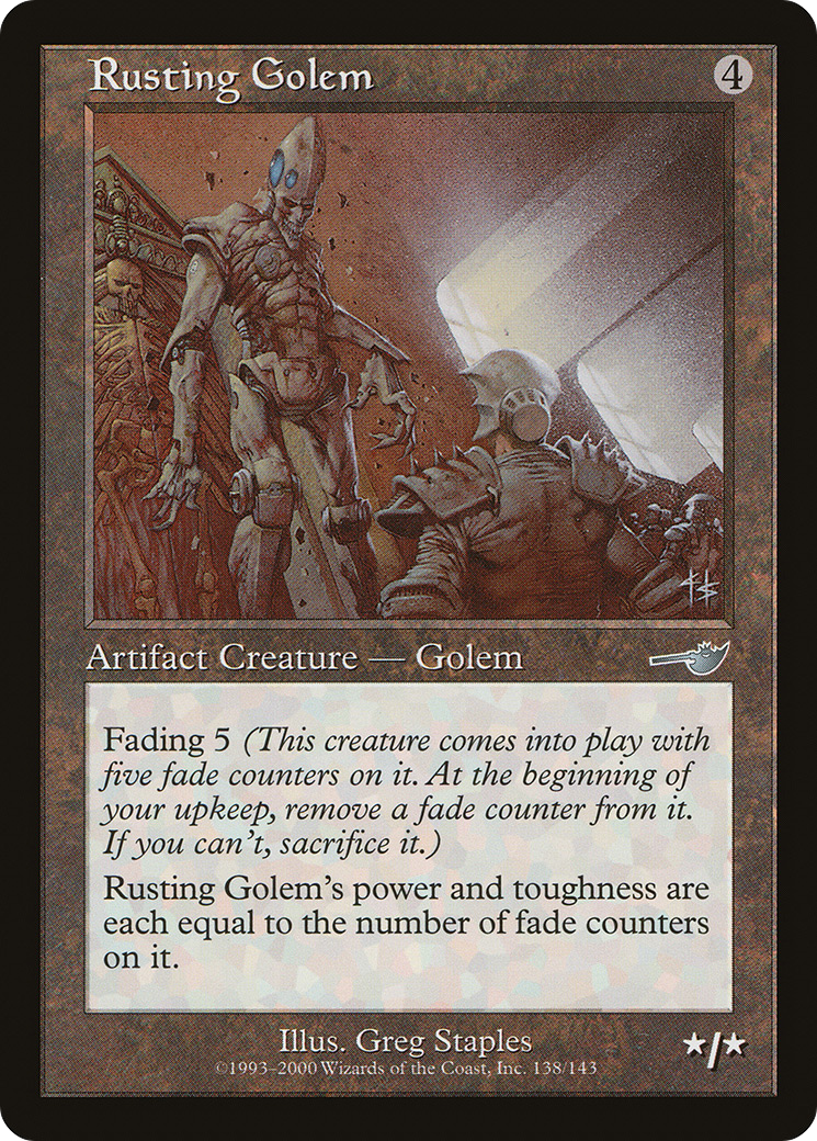 Image of Rusting Golem (NMS-138) - Nemesis Foil