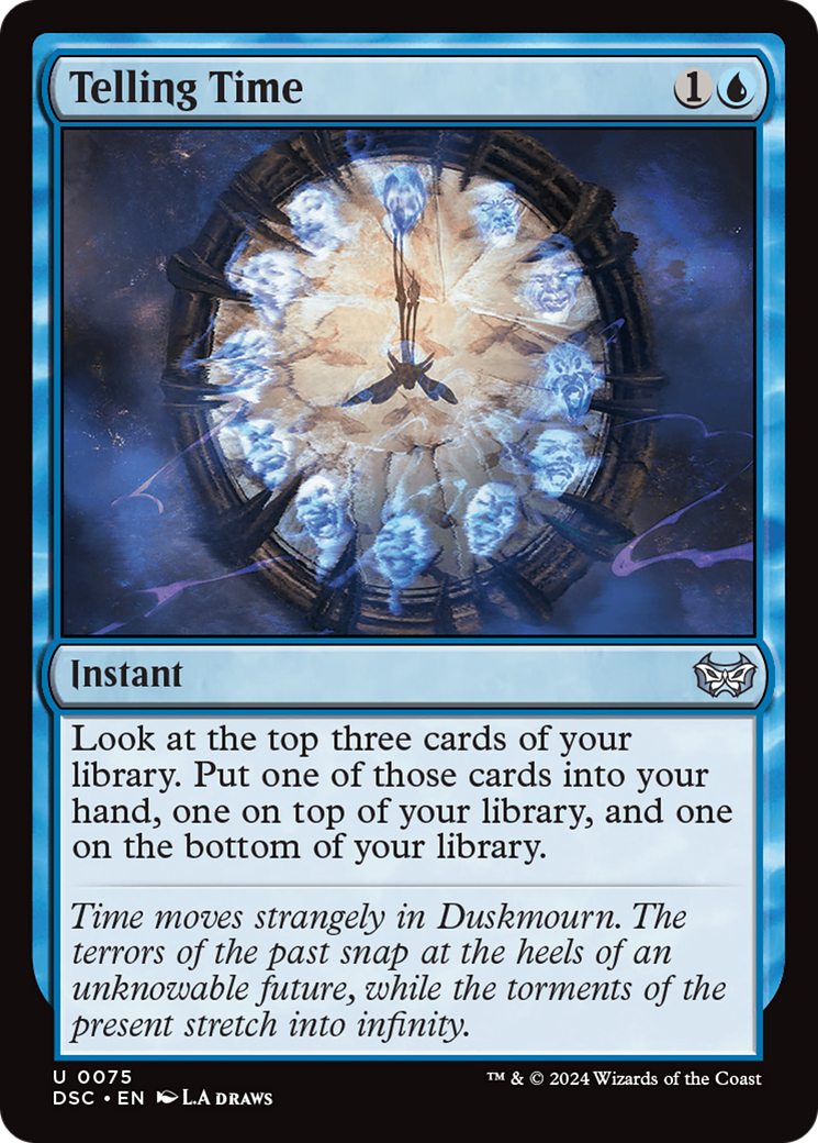 Image of Telling Time (DSC-075) - Duskmourn: House of Horror Commander