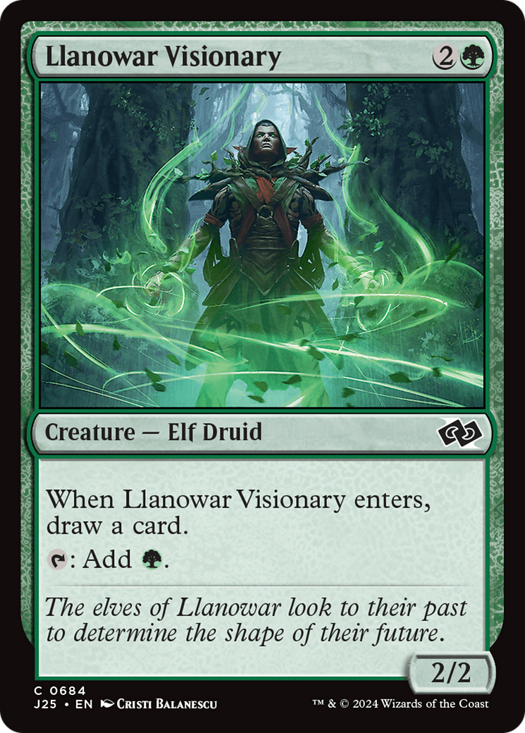 Image of Llanowar Visionary (J25-684) - Foundations Jumpstart