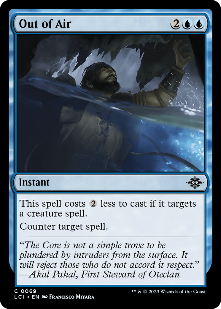 Image of Out of Air (LCI-069) - The Lost Caverns of Ixalan Foil