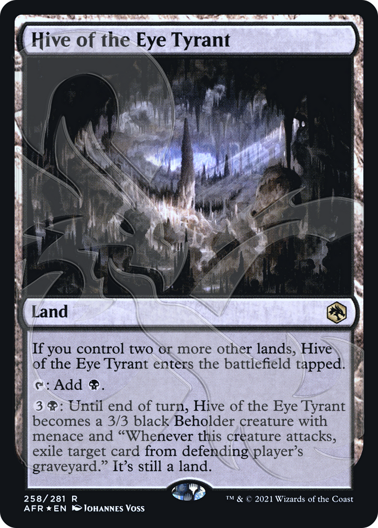 Image of Hive of the Eye Tyrant (AFR&-258) - Adventures in the Forgotten Realms Promos Foil