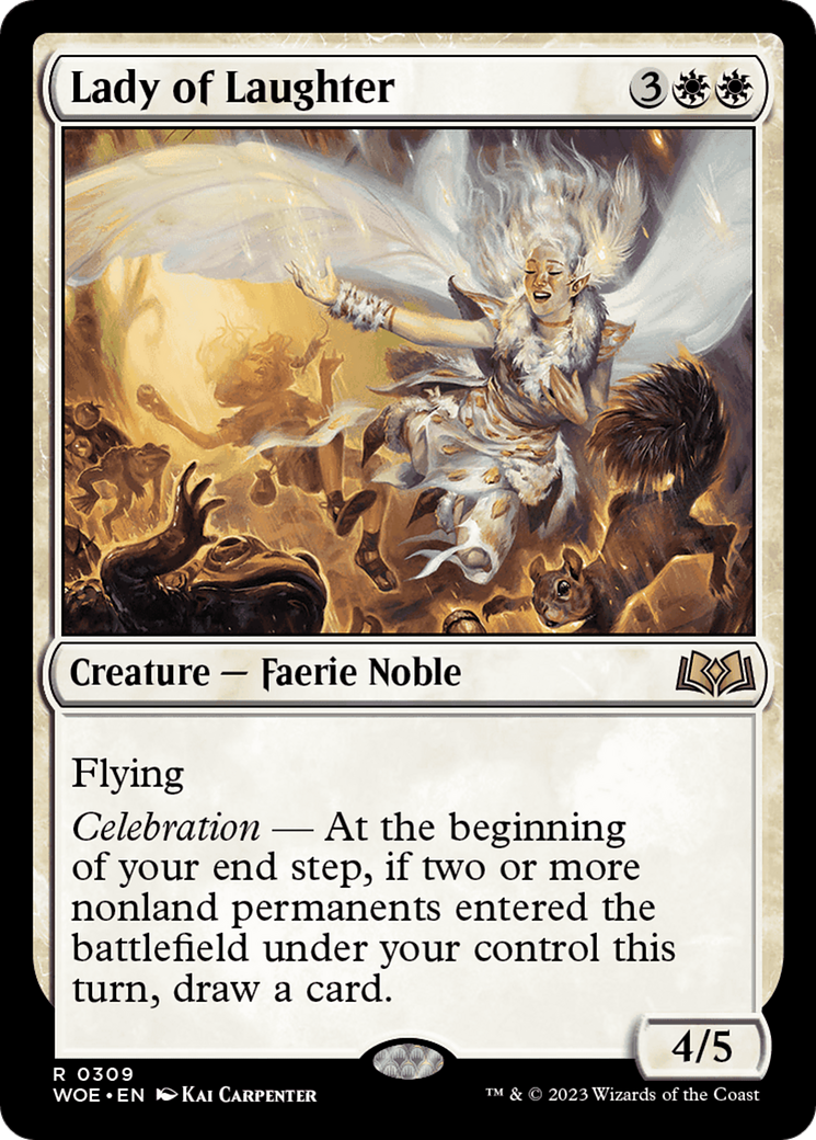 Image of Lady of Laughter (WOE-309) - Wilds of Eldraine Foil