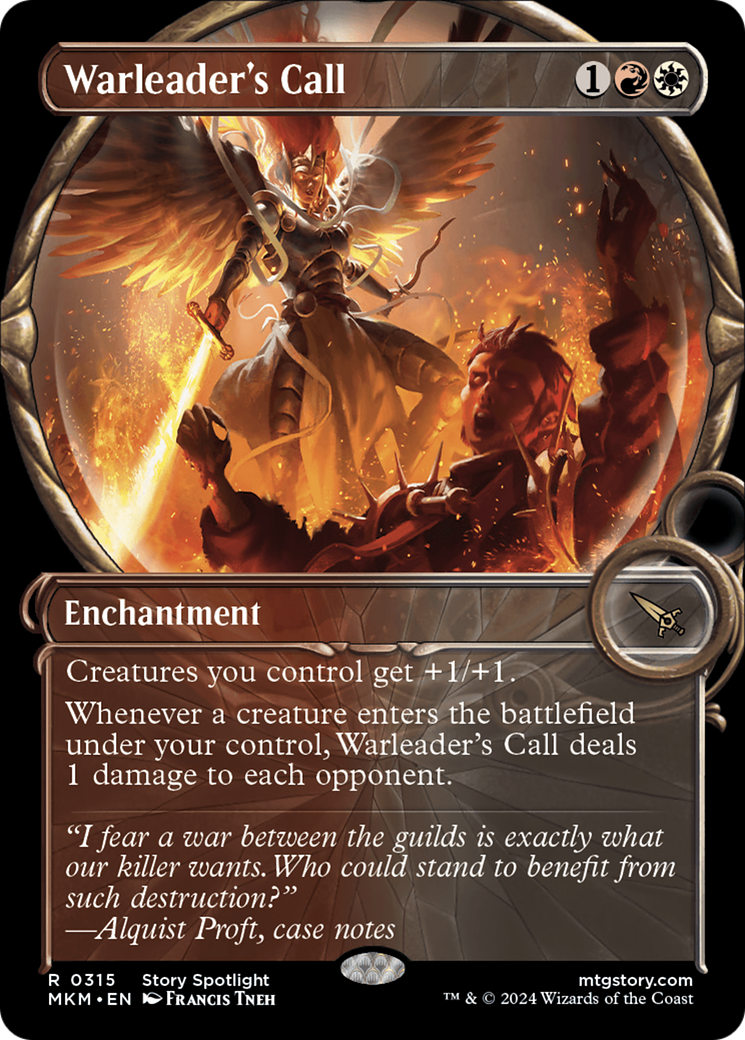 Image of Warleader's Call (Showcase) (MKM-315) - Murders at Karlov Manor: (Showcase) Foil