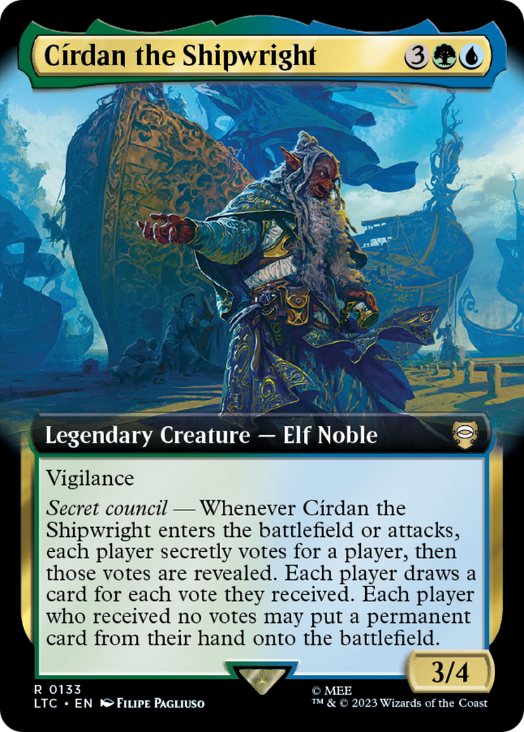 Image of Cirdan the Shipwright (Extended Art) (LTC-133) - Tales of Middle-earth Commander: (Extended Art) Foil