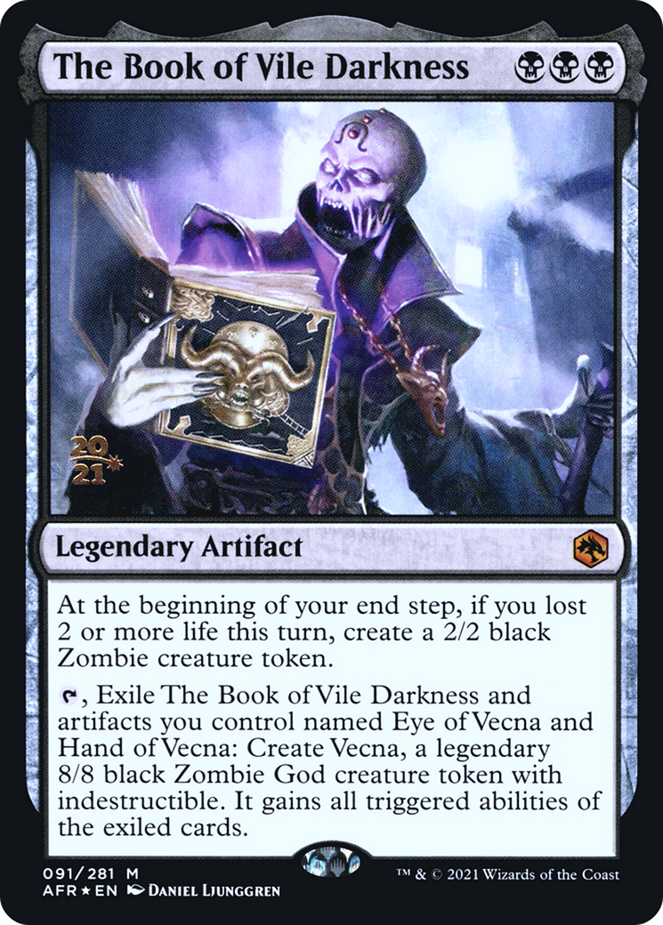 Image of The Book of Vile Darkness (PRE-091) - Adventures in the Forgotten Realms Promos Foil