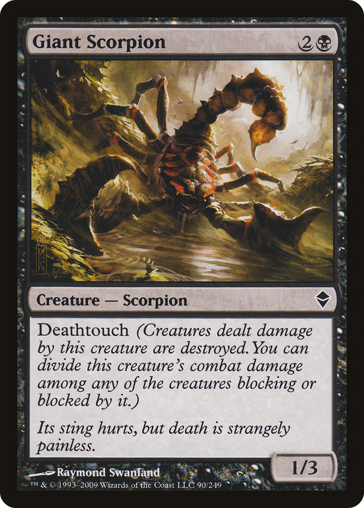 Image of Giant Scorpion (ZEN-090) - Zendikar