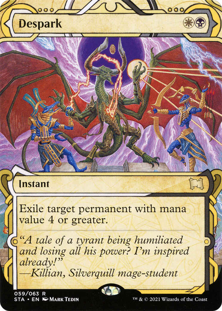 Image of Despark (STA-059) - Strixhaven Mystical Archive: (Showcase) (Borderless) Foil