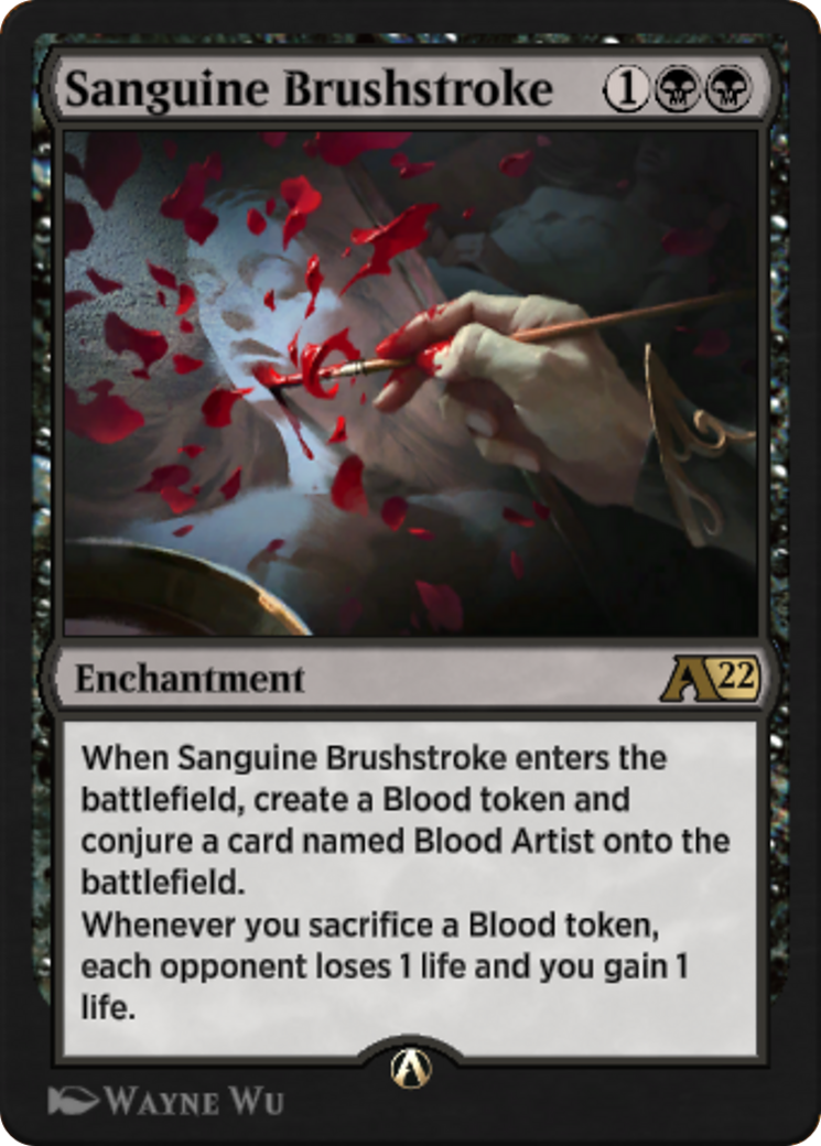 Image of Sanguine Brushstroke (Y22-032) - Alchemy: Innistrad