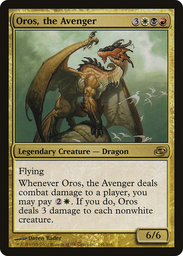 Image of Oros, the Avenger (PLC-161) - Planar Chaos Foil