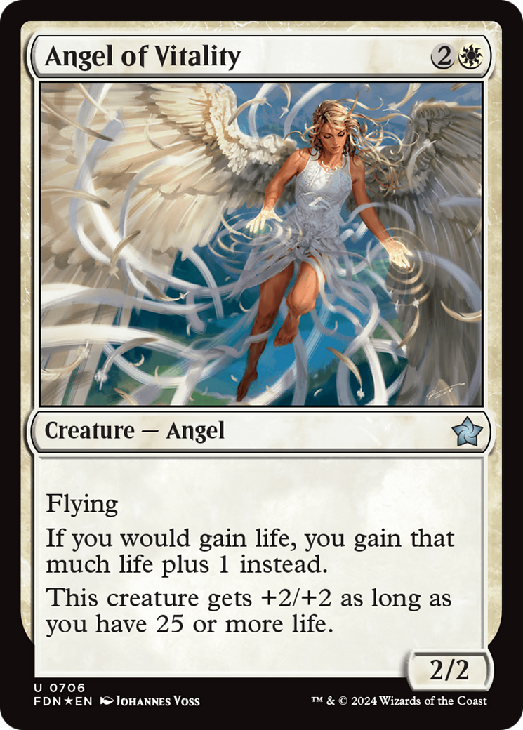 Image of Angel of Vitality (FDN-706) - Foundations Foil