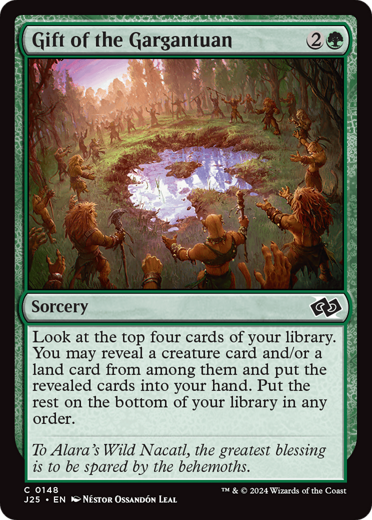Image of Gift of the Gargantuan (J25-148) - Foundations Jumpstart