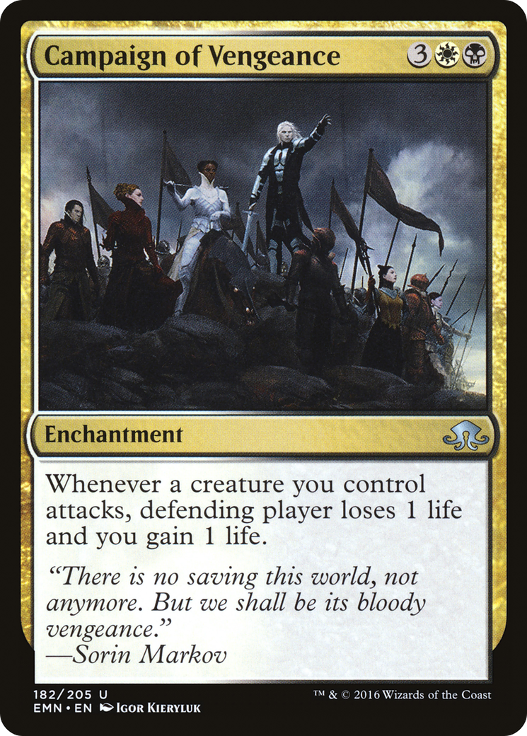 Image of Campaign of Vengeance (EMN-182) - Eldritch Moon Foil