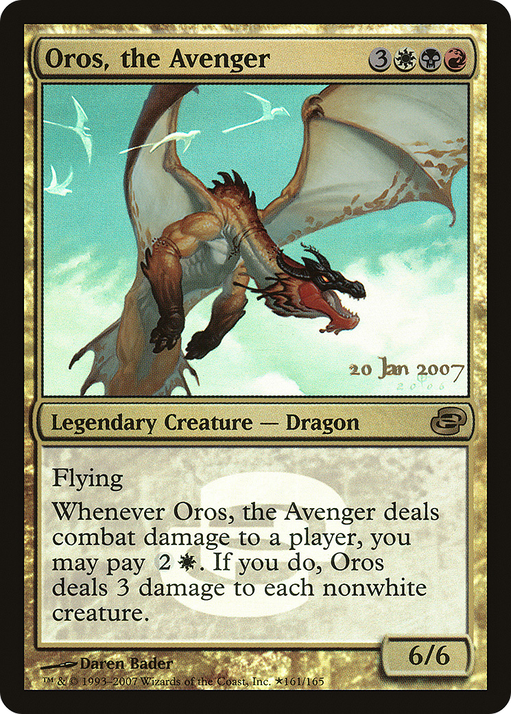 Image of Oros, the Avenger (PRE-161) - Planar Chaos Promos Foil