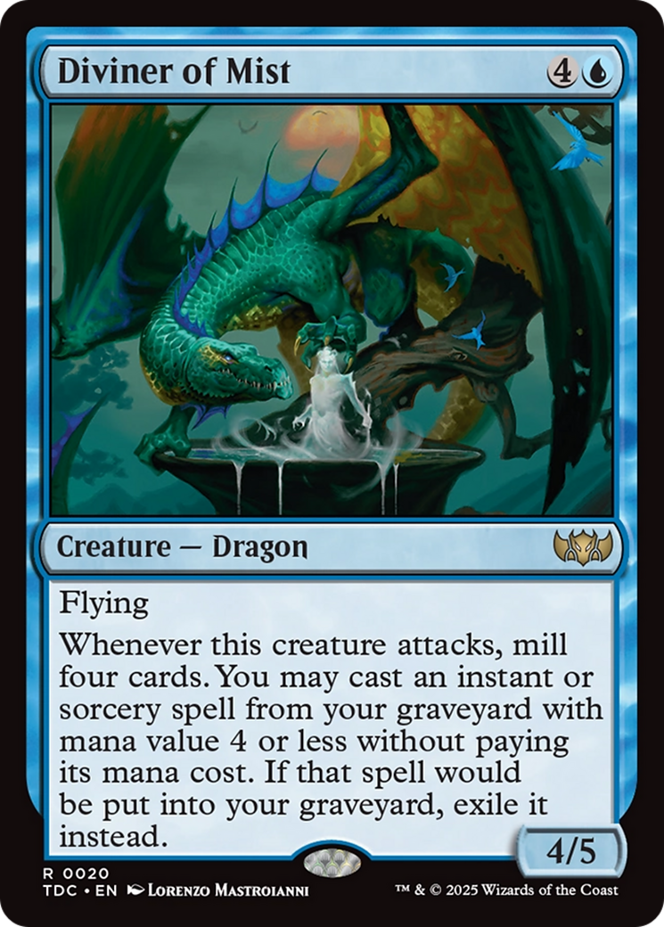 Image of Diviner of Mist (TDC-020) - Commander: Tarkir: Dragonstorm
