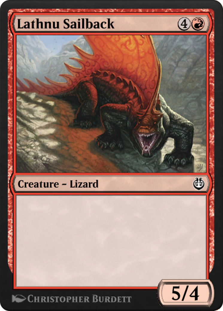 Image of Lathnu Sailback (KLR-135) - Kaladesh Remastered