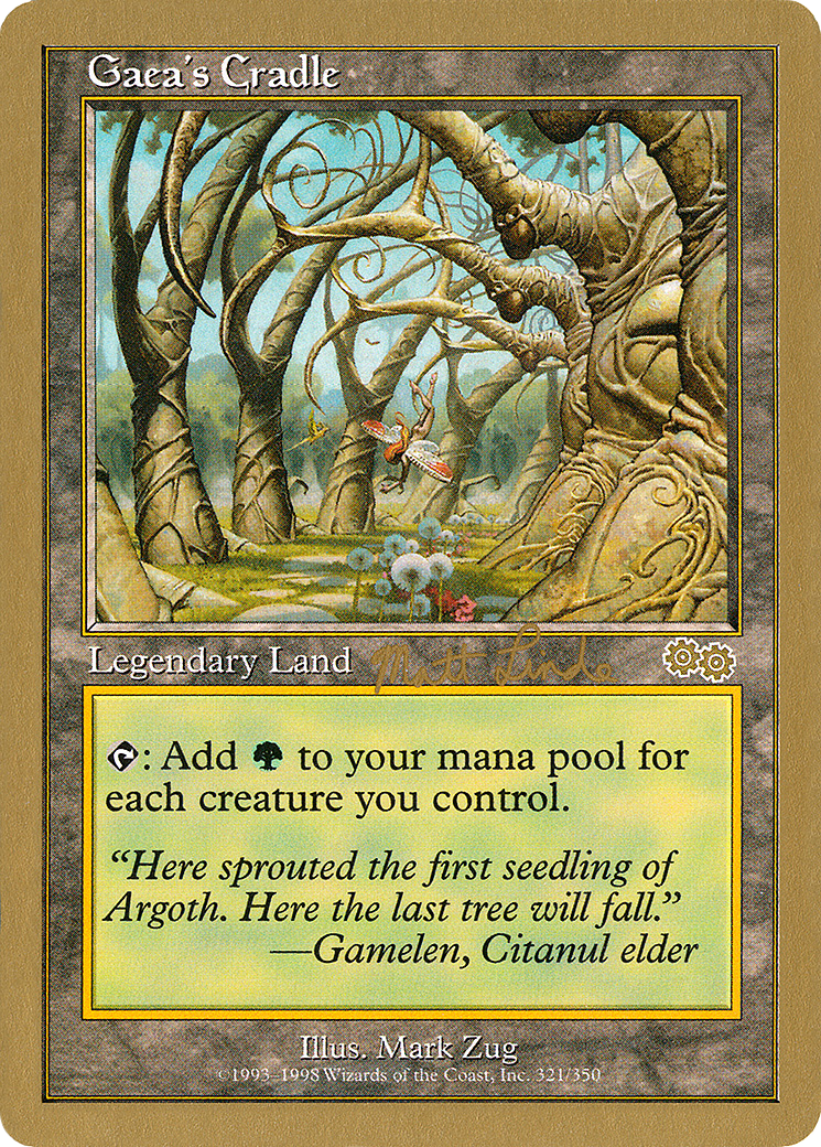 Image of Gaea's Cradle - 1999 Matt Linde (USG) (WCD-) - World Championship Decks 1999