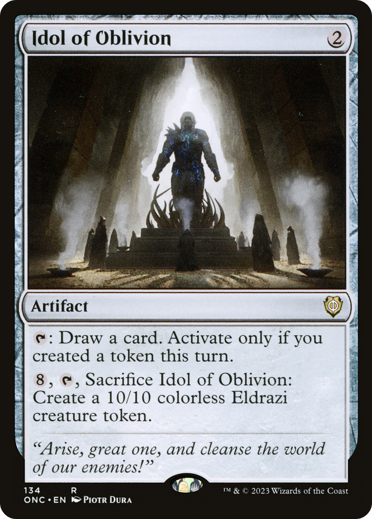 Image of Idol of Oblivion (ONC-134) - Phyrexia: All Will Be One Commander