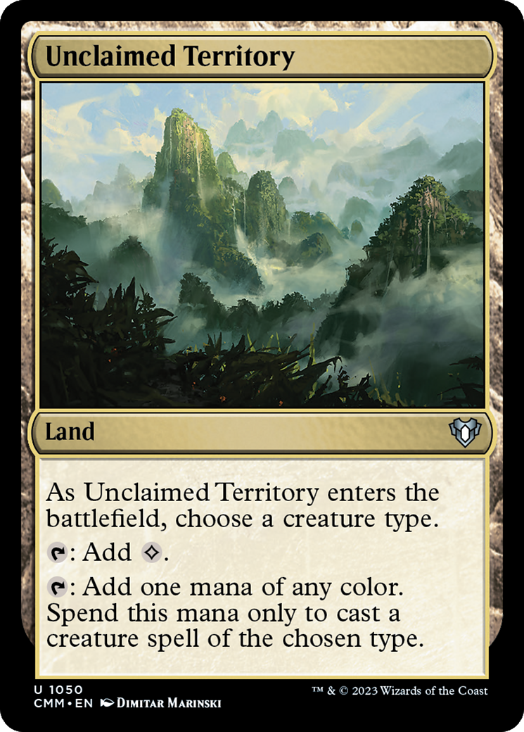 Image of Unclaimed Territory (CMM-1050) - Commander Masters