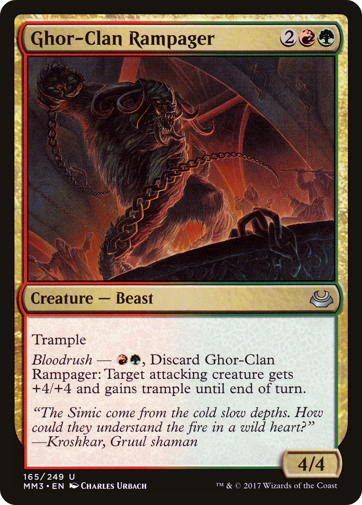 Image of Ghor-Clan Rampager (MM3-165) - Modern Masters 2017