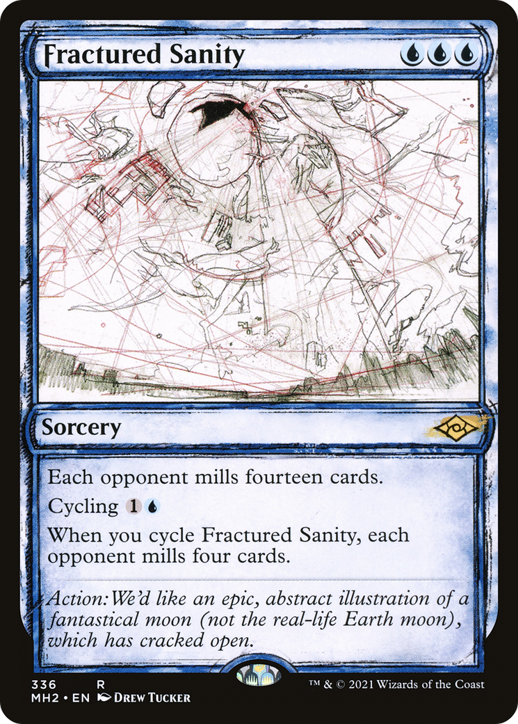 Image of Fractured Sanity (Showcase) (MH2-336) - Modern Horizons 2: (Showcase)
