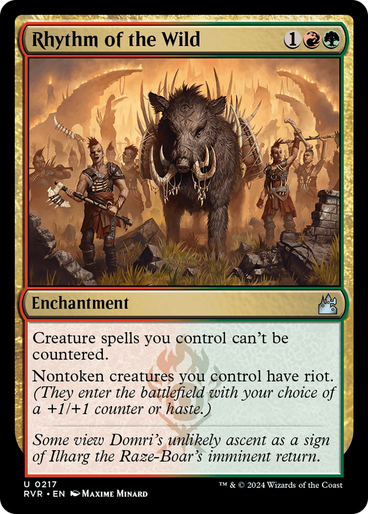 Image of Rhythm of the Wild (RVR-217) - Ravnica Remastered Foil