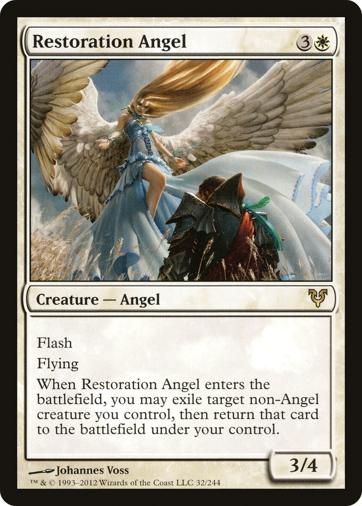 Image of Restoration Angel (AVR-032) - Avacyn Restored Foil