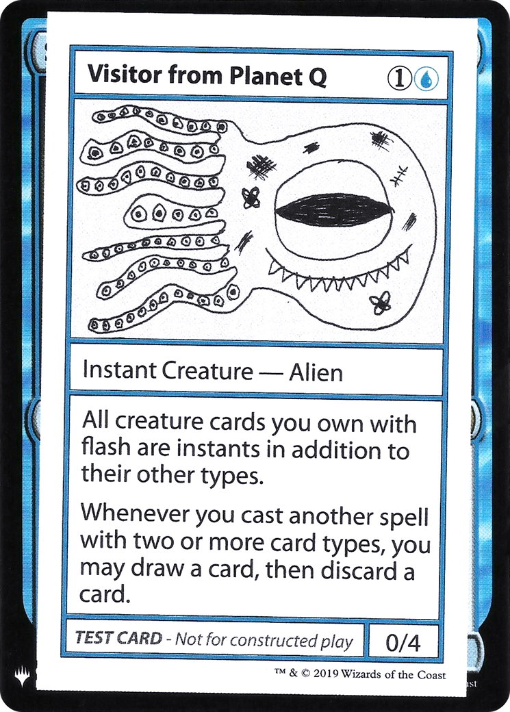 Image of Visitor from Planet Q (CMB1-033) - Mystery Booster Playtest Cards 2019