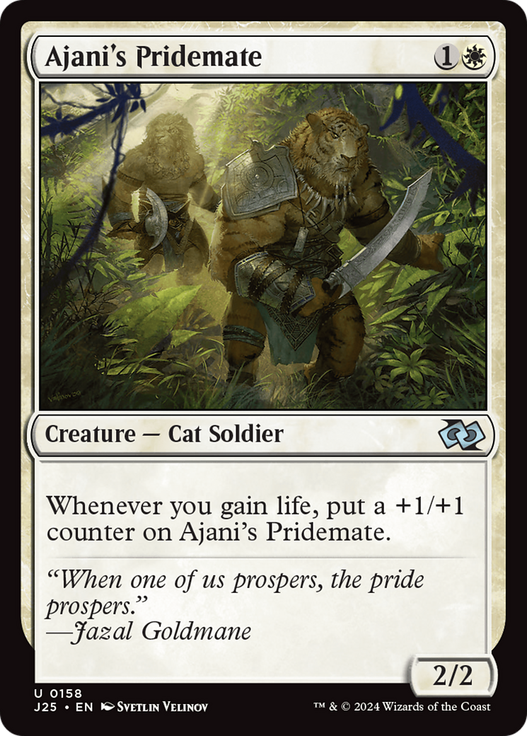 Image of Ajani's Pridemate (J25-158) - Foundations Jumpstart