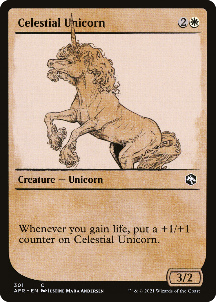 Image of Celestial Unicorn (Showcase) (AFR-301) - Adventures in the Forgotten Realms: (Showcase)