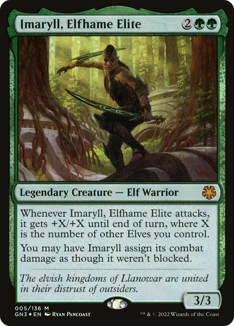 Image of Imaryll, Elfhame Elite (GN3-005) - Game Night: Free-for-All Foil