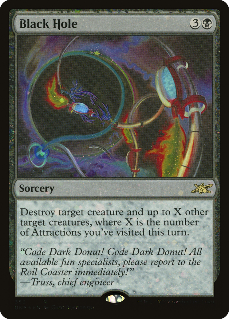 Image of Black Hole (Galaxy Foil) (UNF-353) - Unfinity Foil