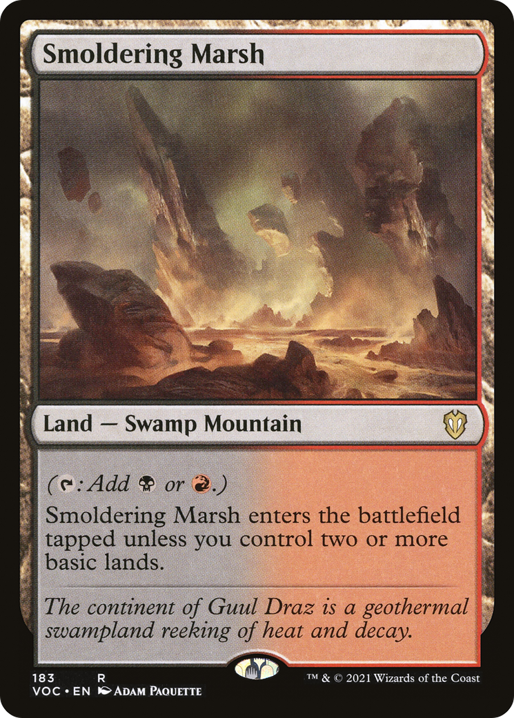 Image of Smoldering Marsh (VOC-183) - Crimson Vow Commander