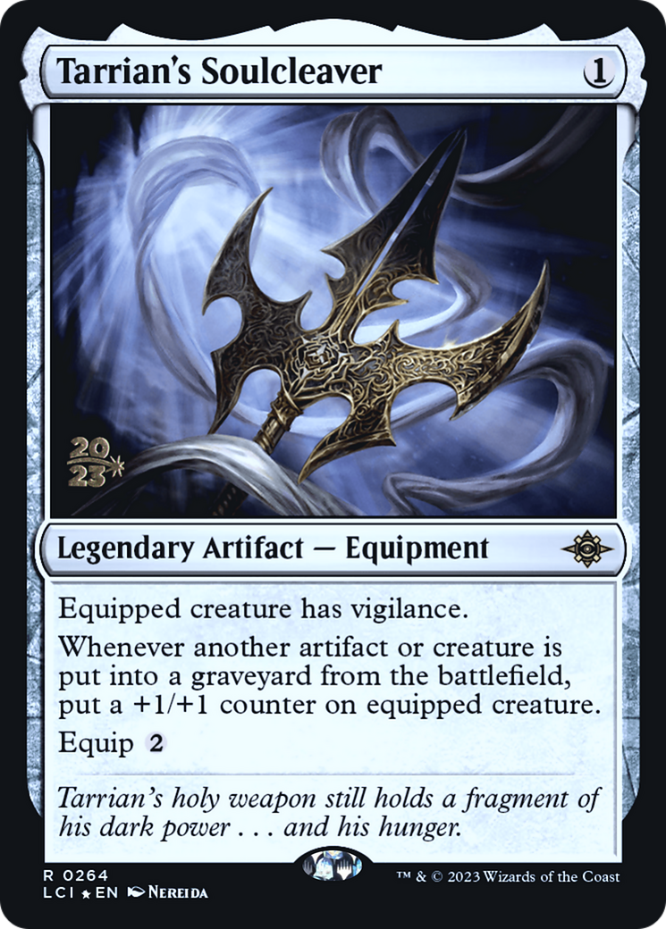Image of Tarrian's Soulcleaver (PRE-264) - The Lost Caverns of Ixalan Promos Foil