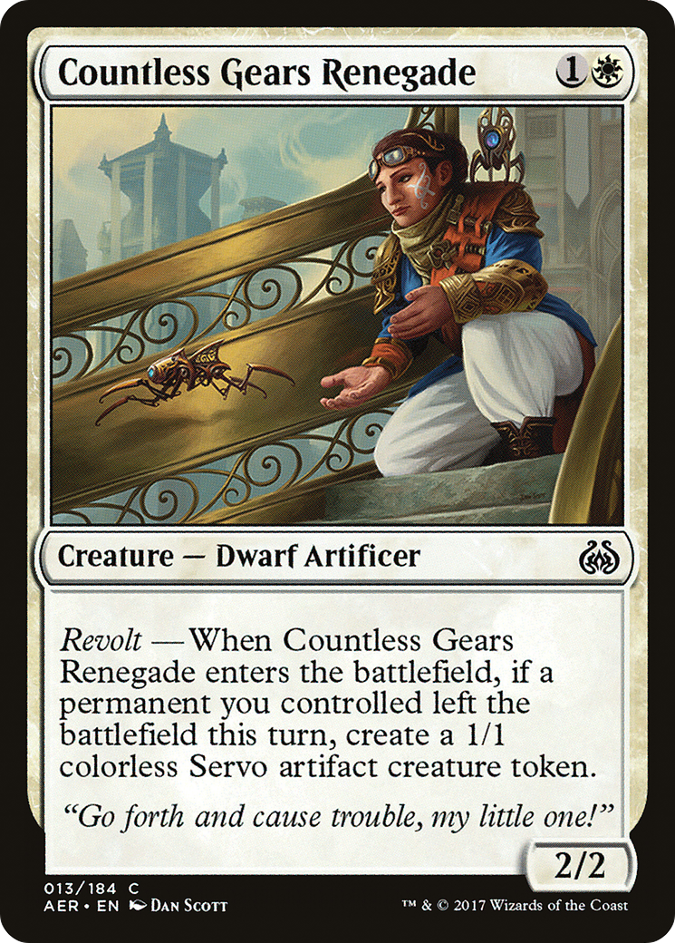 Image of Countless Gears Renegade (AER-013) - Aether Revolt Foil