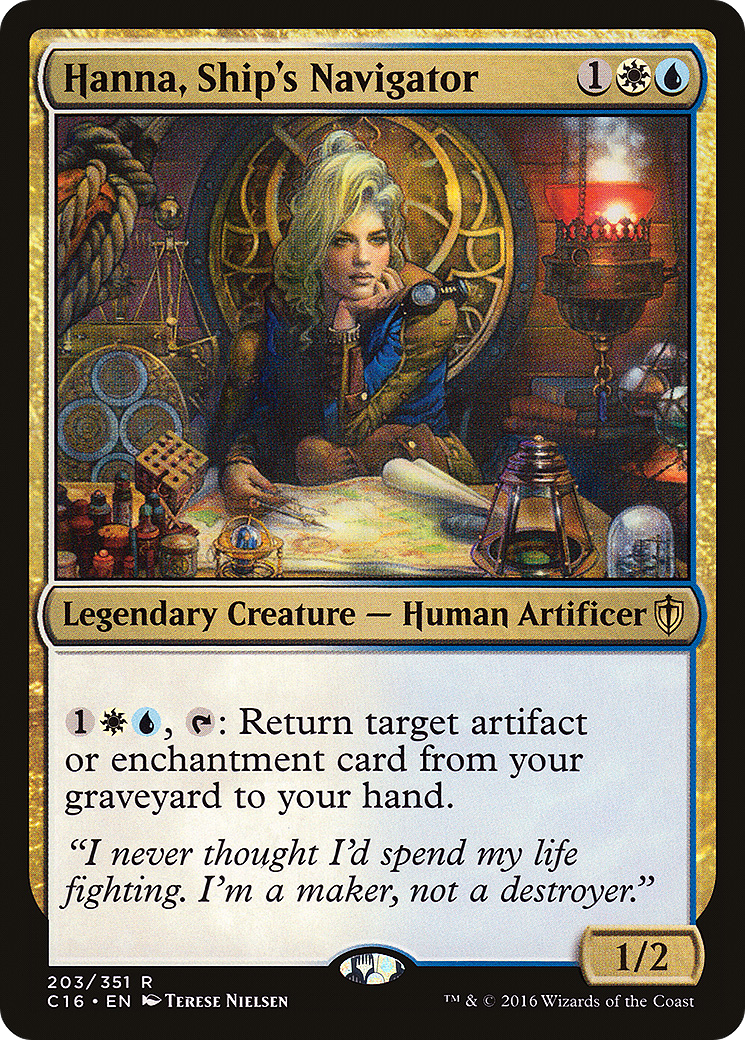 Image of Hanna, Ship's Navigator (C16-203) - Commander 2016